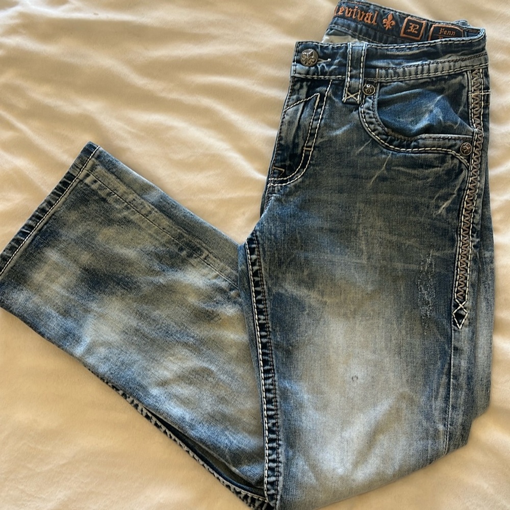 ROCK REVIVAL MENS BOOTCUT PANTS